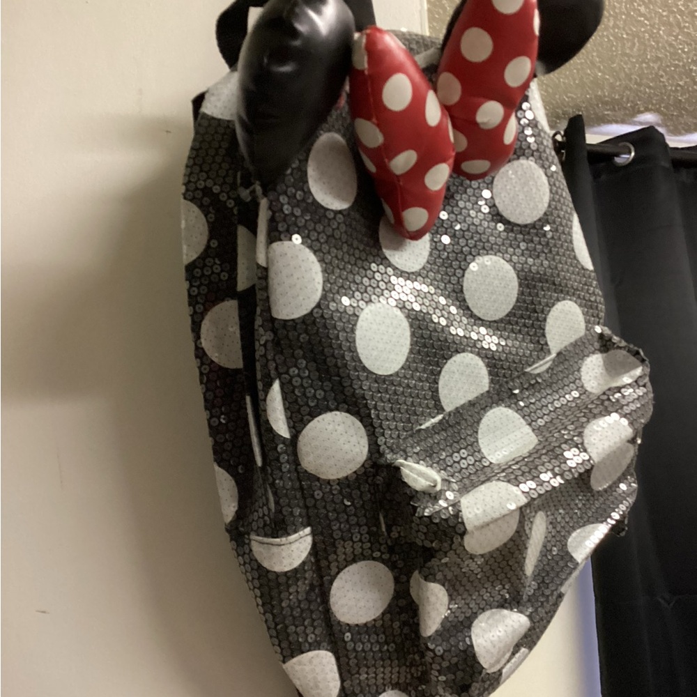 Junior-Adult size Mickey sequin glam Packsack,